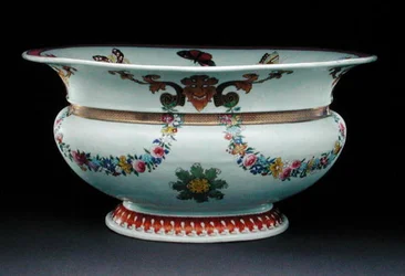 Basin Painted with a Design by Cornelis Pronk, c.1730